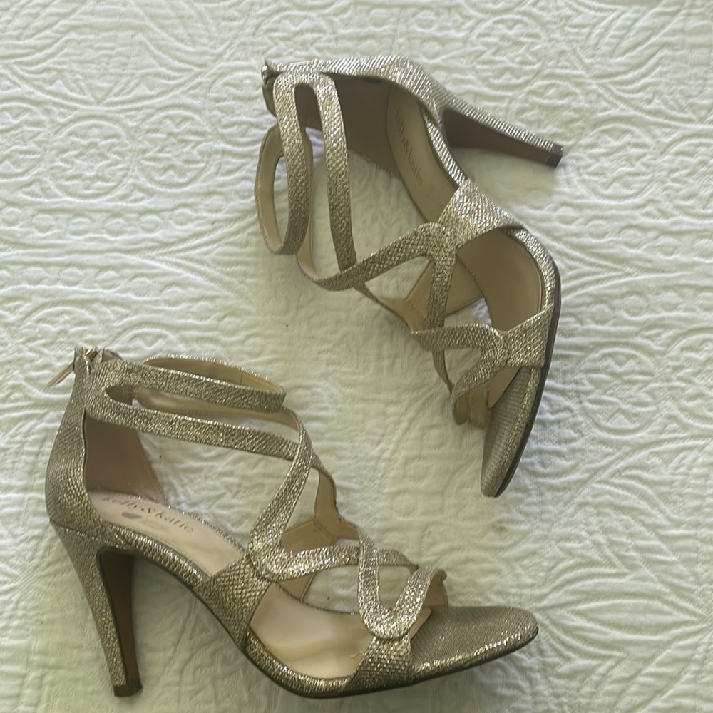 Gold heels